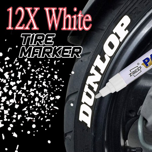 12x white paint pen marker - pen,